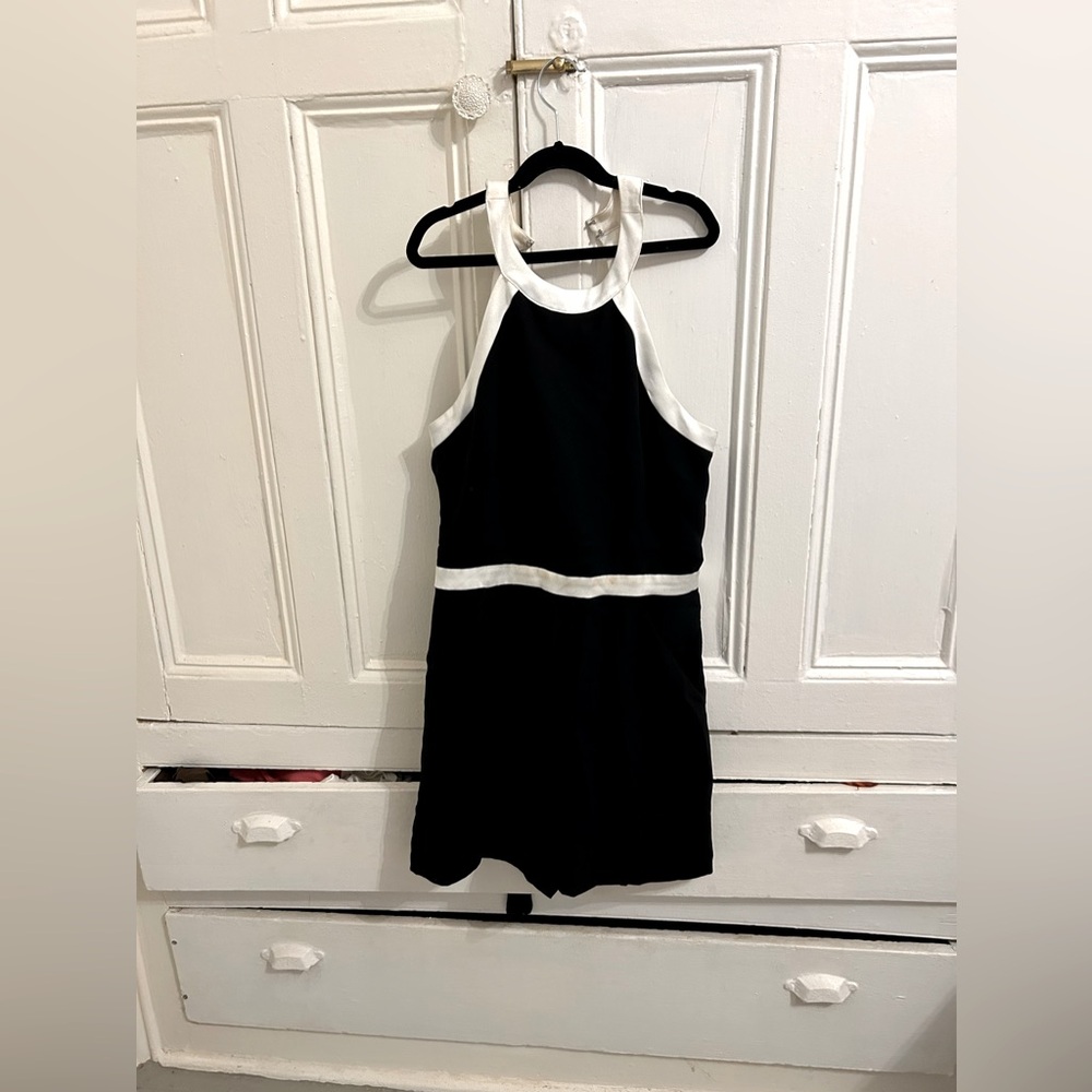 Black and white Parker Romper
